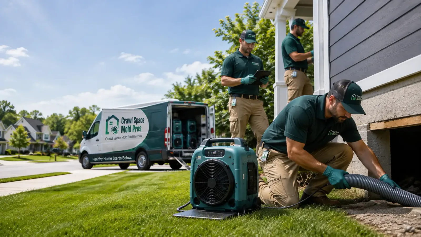 Crawl Space Mold Removal in Schofield, WI